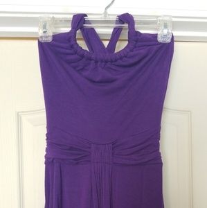 Purple Halter Dress